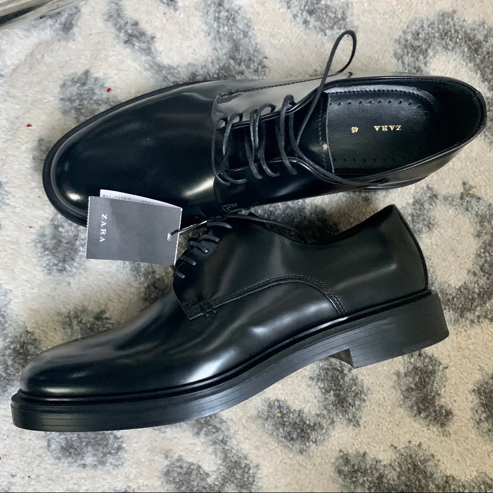 NWT Zara Men leather dress shoe